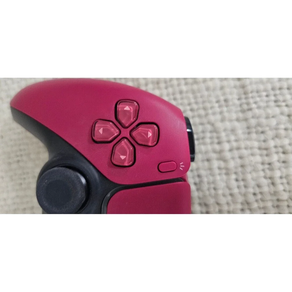 Sony PlayStation 5 DualSense Wireless Controller features a vibrant Cosmic Red
